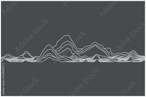 New web and hill background template