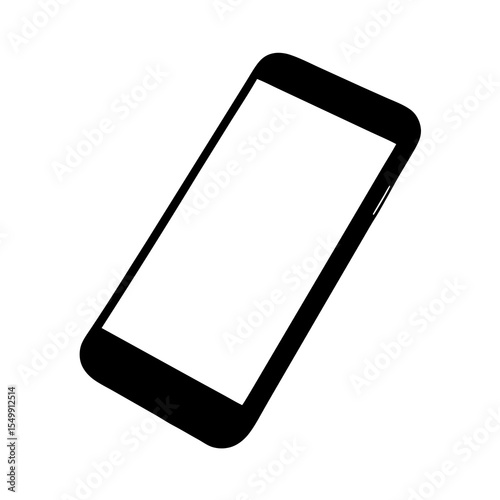smart phone isolated on white