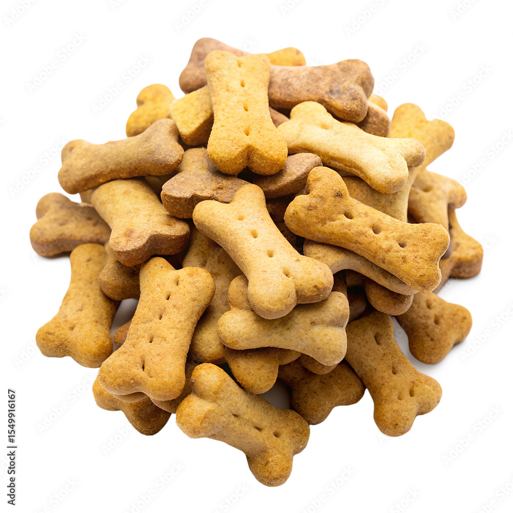 Fototapeta premium dog treats without shadow isolated on transparent background