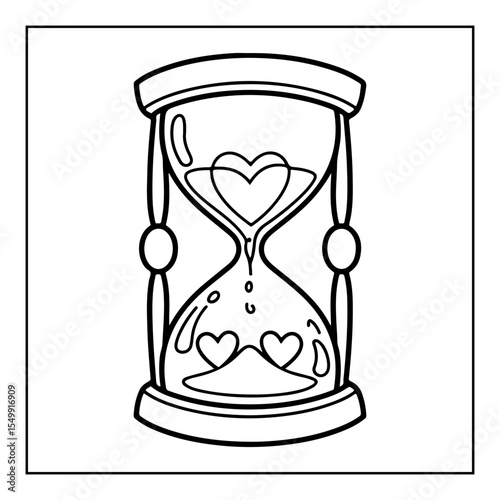 vector illustration of a coloring page