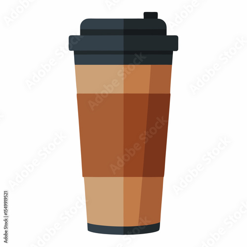 coffee cup isolated on white