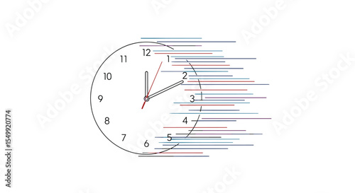 The Concept of Time and its Passage Shown by Means of an Abstract Watch