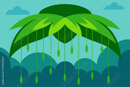 rain on the green grass