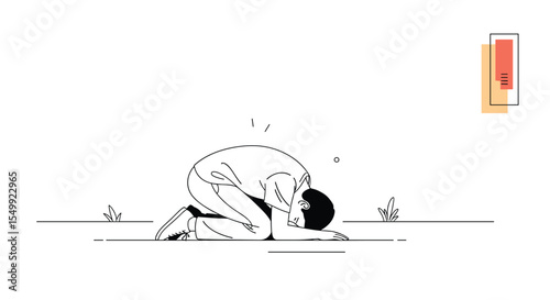 The Loneliness of the Long Distance Runner Exhaustion and Emotional Turmoil on the Ground