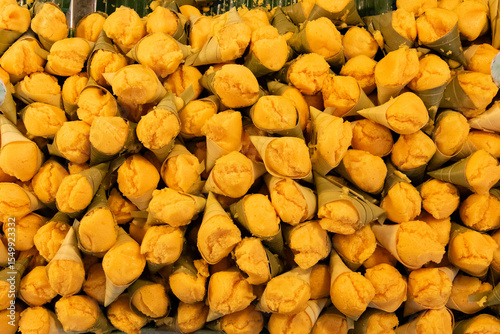 Toddy Palm Cake a delicious dessert in Thailand