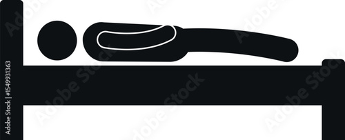 Old man death icon. Human signs and symbols.