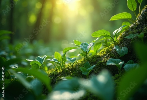 The vibrant rhythm of life with lush greenery