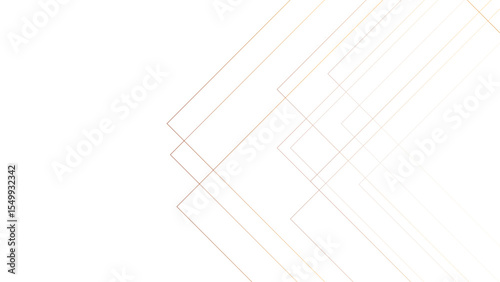 Abstract minimalist background with overlapping geometric squares with golden lines. Aesthetic is clean, delicate, airy, and sophisticated. light beige, peach, faint layered appearance.