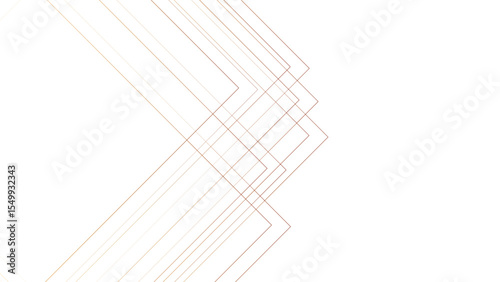 Abstract minimalist background with overlapping geometric squares with golden lines. Aesthetic is clean, delicate, airy, and sophisticated. light beige, peach, faint layered appearance.