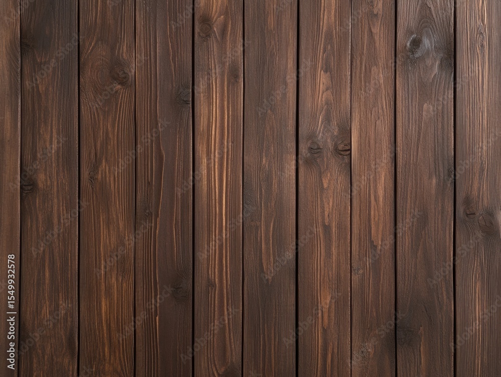 Obraz premium Dark wood plank wall