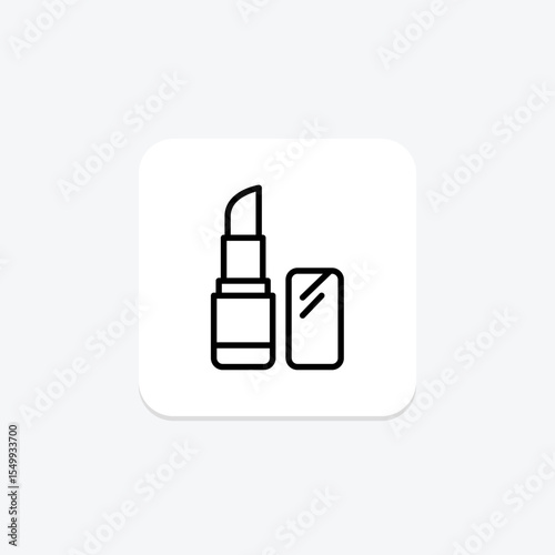 Lipstick, vector, pixel perfect, illustrator file