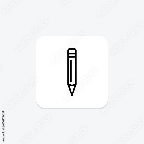 Pencil Eyeliner, vector, pixel perfect, illustrator file