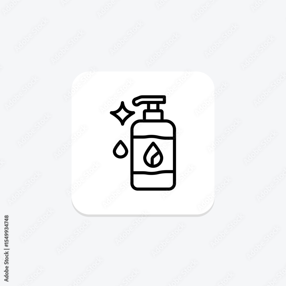 Obraz premium Cleansing Oil, vector, pixel perfect, illustrator file