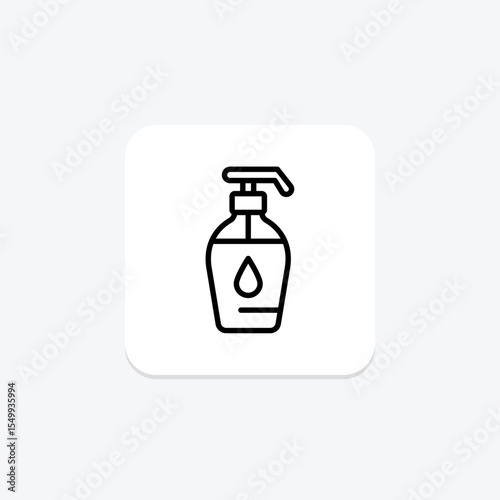 Pump Bottle, vector, pixel perfect, illustrator file