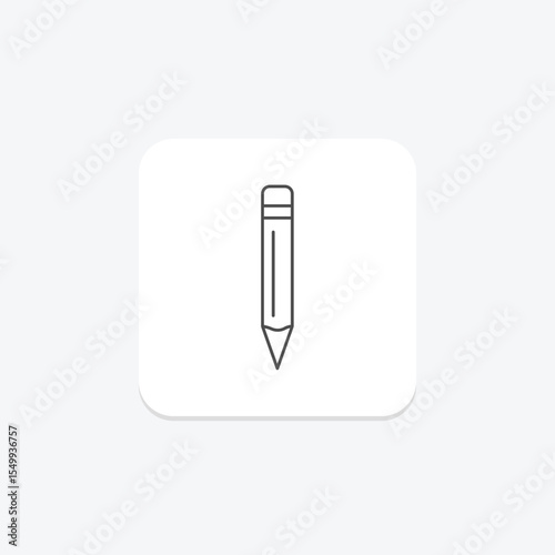 Pencil Eyeliner, vector, pixel perfect, illustrator file