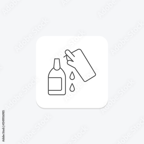 Nail Polish Remover, vector, pixel perfect, illustrator file