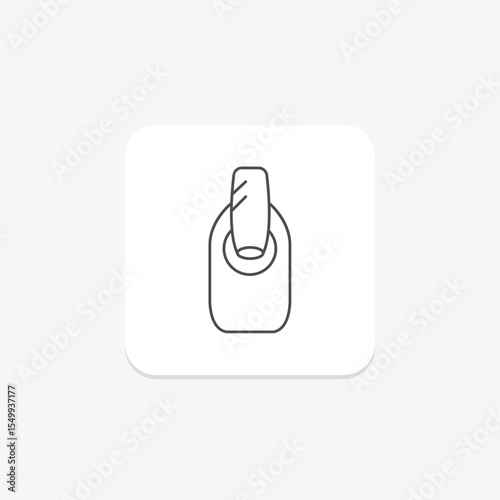 Nail Gel, vector, pixel perfect, illustrator file