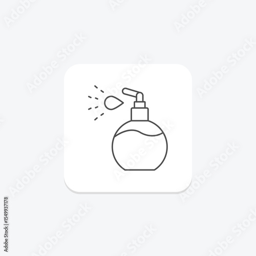 Perfume Spray, vector, pixel perfect, illustrator file