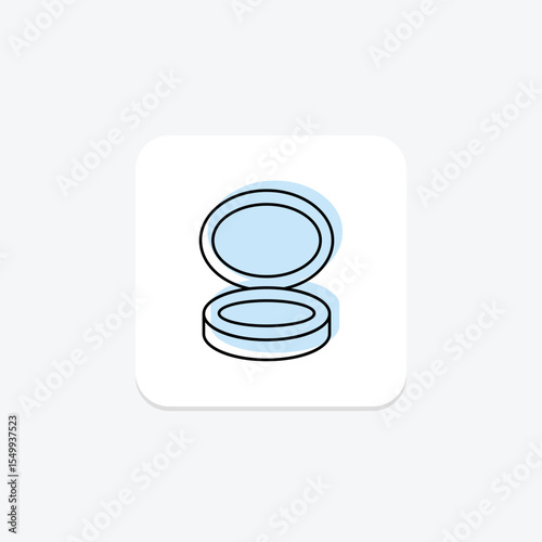 Cushion Compact, vector, pixel perfect, illustrator file