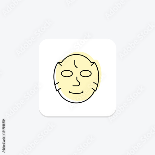 Sheet Mask, vector, pixel perfect, illustrator file