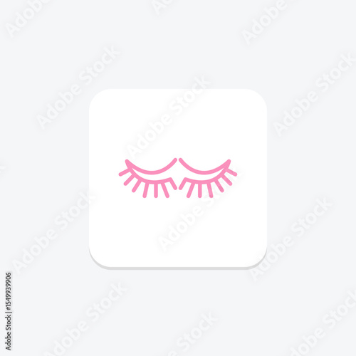 False Eyelashes, vector, pixel perfect, illustrator file