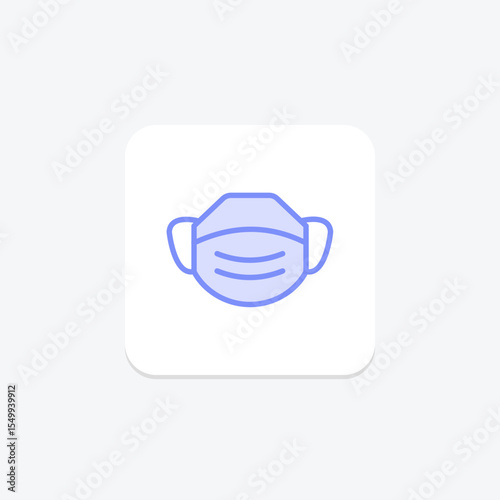 Face Mask, vector, pixel perfect, illustrator file