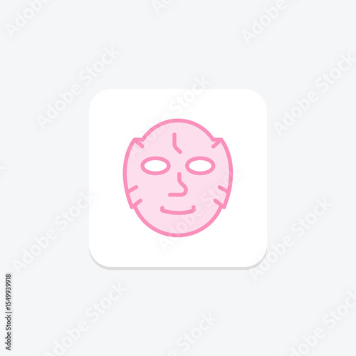 Sheet Mask, vector, pixel perfect, illustrator file