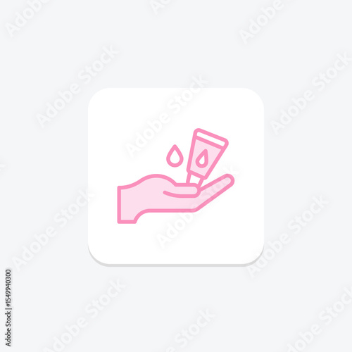 Hand Cream, vector, pixel perfect, illustrator file