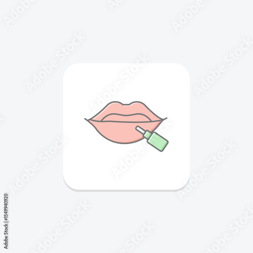 Lip Plumper, vector, pixel perfect, illustrator file