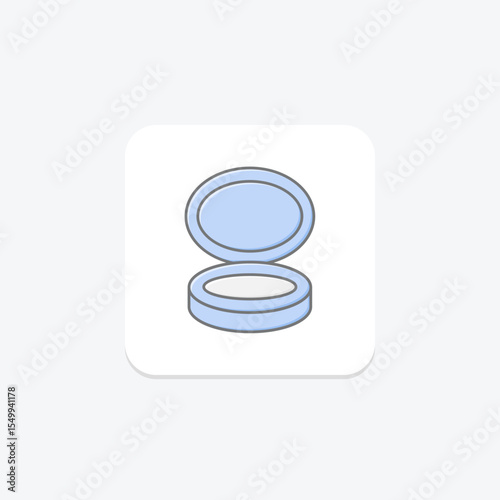 Cushion Compact, vector, pixel perfect, illustrator file