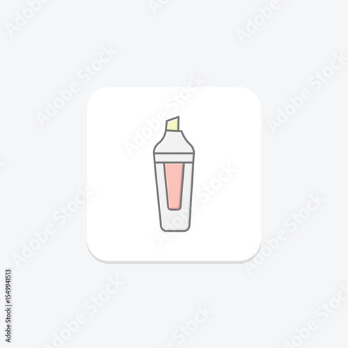 Highlighter, vector, pixel perfect, illustrator file