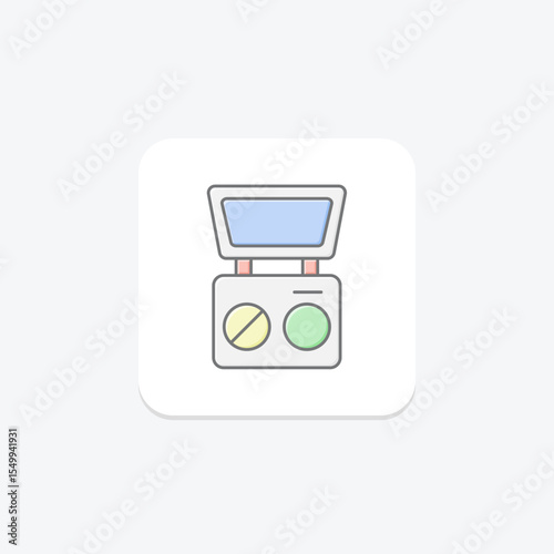 Eyeshadow, vector, pixel perfect, illustrator file