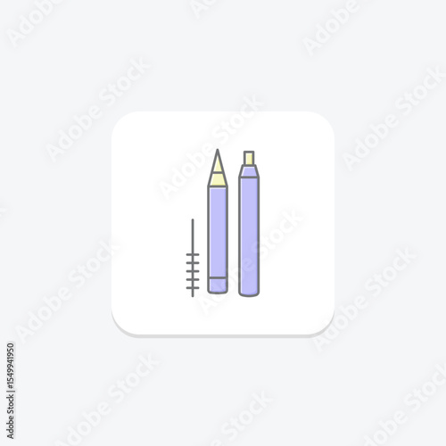 Brow Pencil, vector, pixel perfect, illustrator file