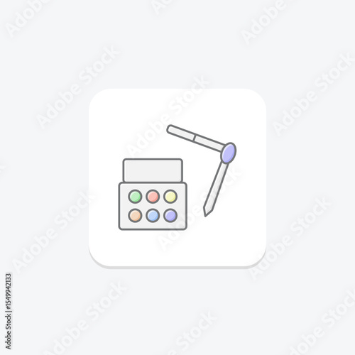 Eyebrow Kit, vector, pixel perfect, illustrator file