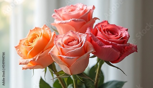 bouquet of pink roses