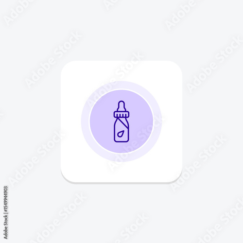Dropper Bottle, vector, pixel perfect, illustrator file