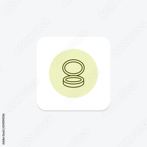 Cushion Compact, vector, pixel perfect, illustrator file
