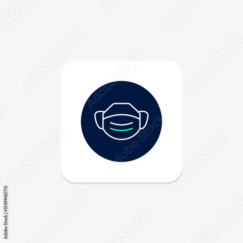 Face Mask, vector, pixel perfect, illustrator file