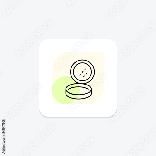 Compact Powder, vector, pixel perfect, illustrator file