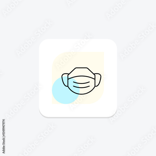 Face Mask, vector, pixel perfect, illustrator file