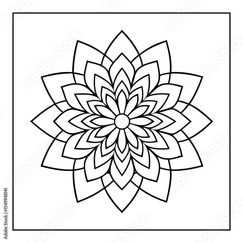 black and white mandala coloring pages