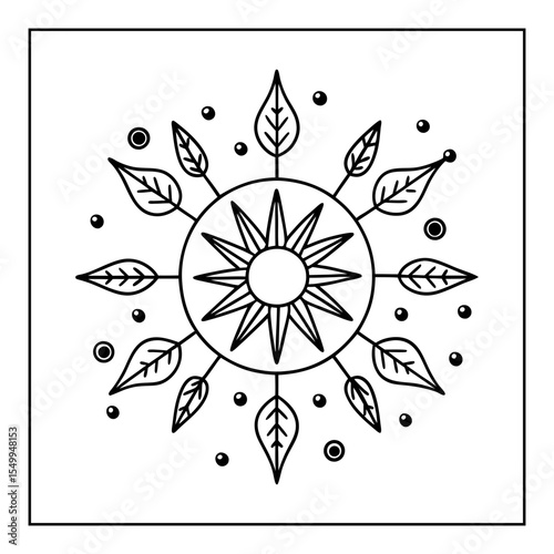 black and white mandala coloring pages
