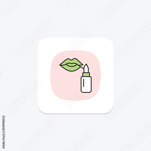 Lip Stain, vector, pixel perfect, illustrator file