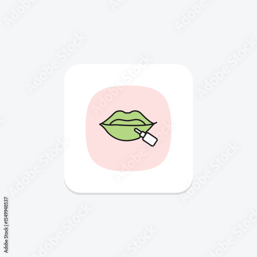 Lip Plumper, vector, pixel perfect, illustrator file