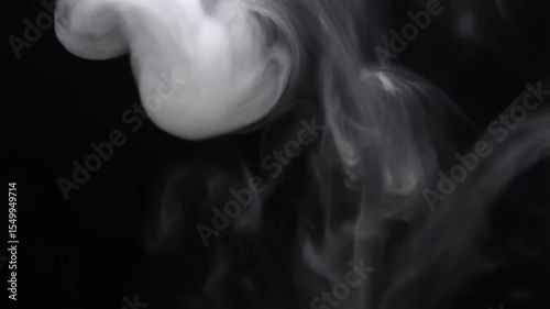 Wallpaper Mural Defocused smoke gently swirling on a dark background — soft, ethereal wisps creating a mysterious and atmospheric effect with smooth gradients and subtle motion. Ideal for cinematic scenes, overlays,  Torontodigital.ca