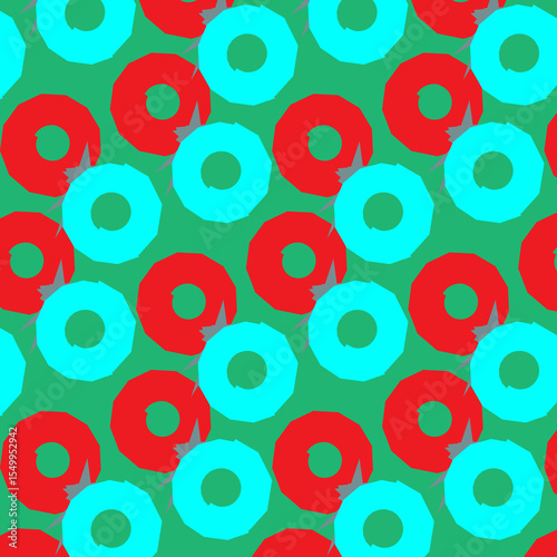 seamless background with circles