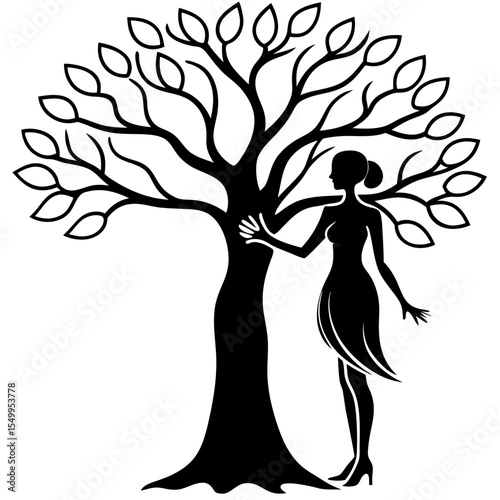 silhouette of a girl
