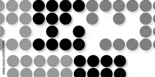 Black tiles wall. round marble textures, ball tiles. Top view pavement circle block black texture with seamless patterns floor background. Air Bubble wrap texture background. Textured Background.