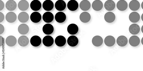 Black tiles wall. round marble textures, ball tiles. Top view pavement circle block black texture with seamless patterns floor background. Air Bubble wrap texture background. Textured Background.