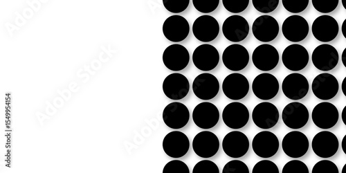 Black tiles wall. round marble textures, ball tiles. Top view pavement circle block black texture with seamless patterns floor background. Air Bubble wrap texture background. Textured Background.
